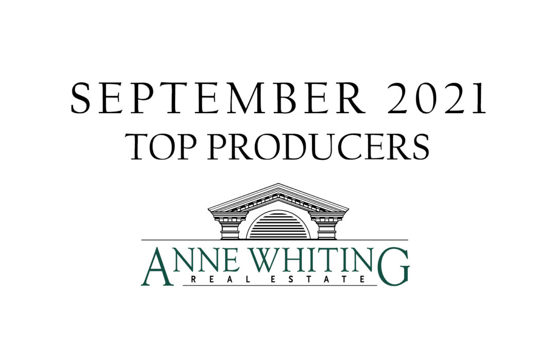 AWRE September 2021 Top Producers