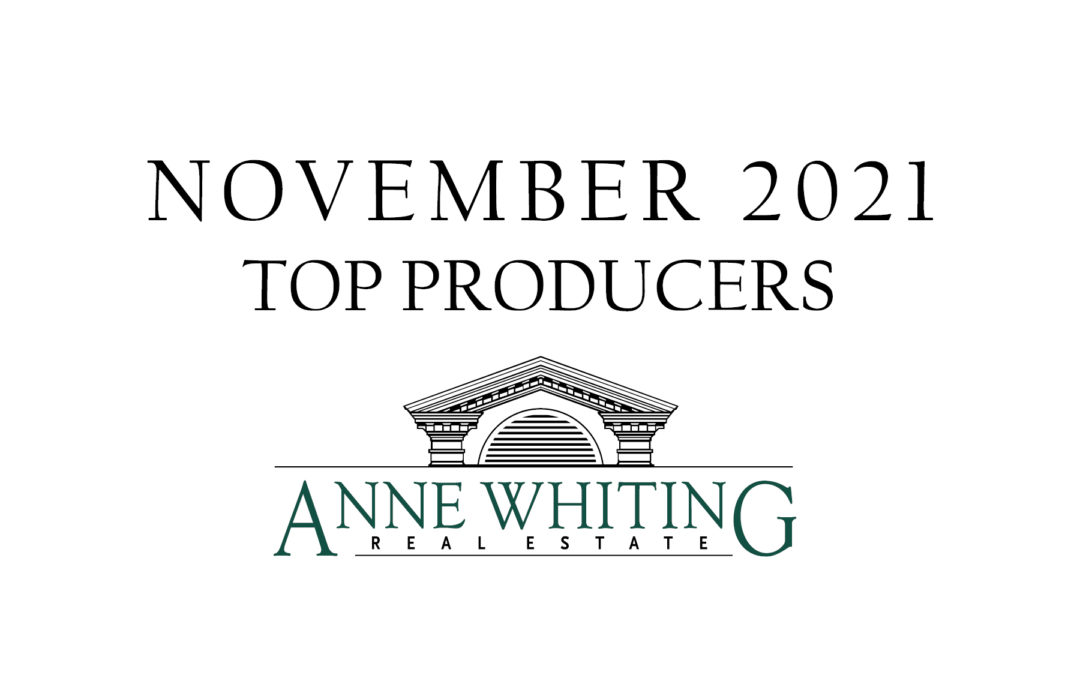 AWRE November 2021 Top Producers